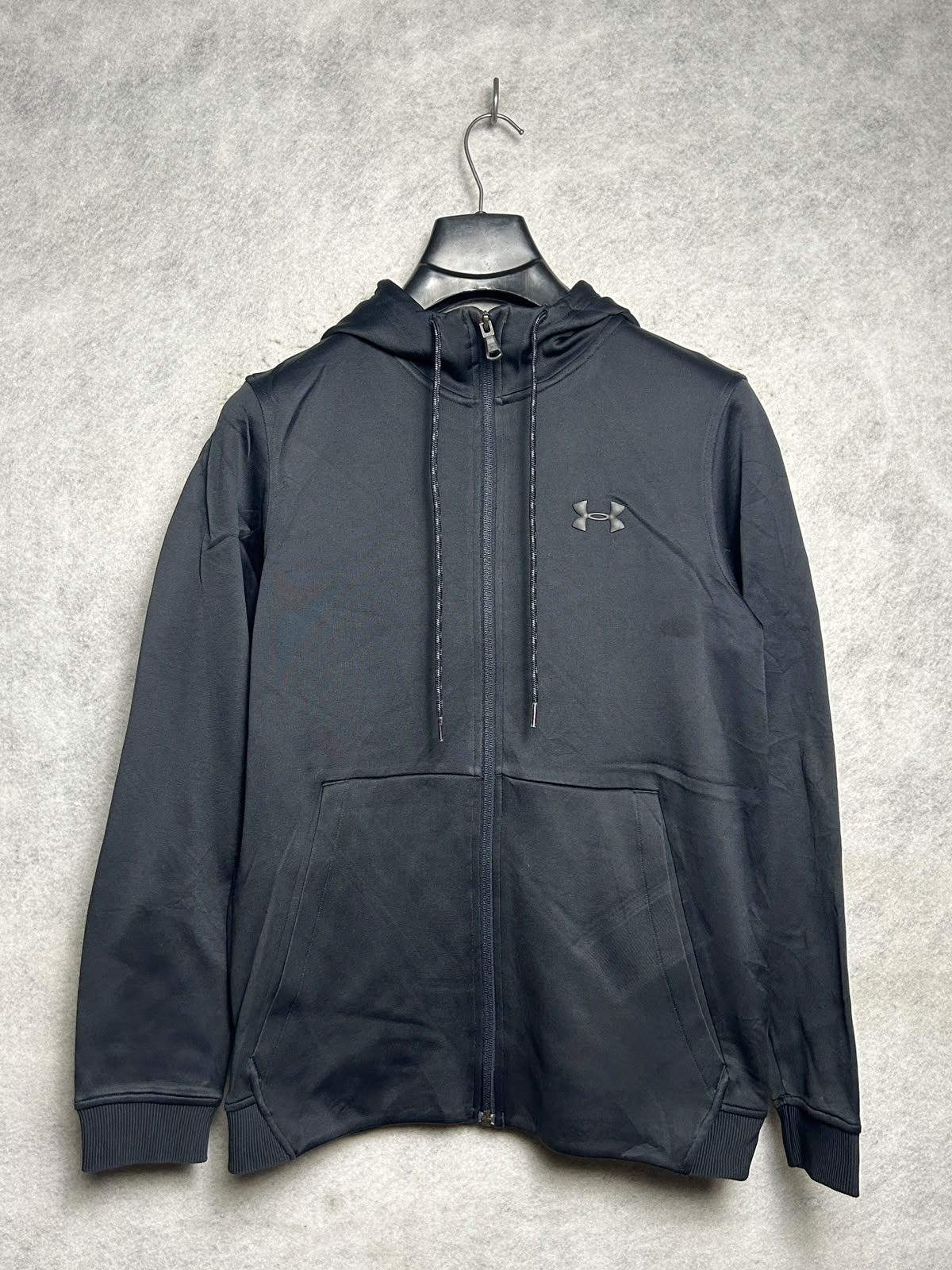 Under Armour Cold Gear Black Zip Uper - Small