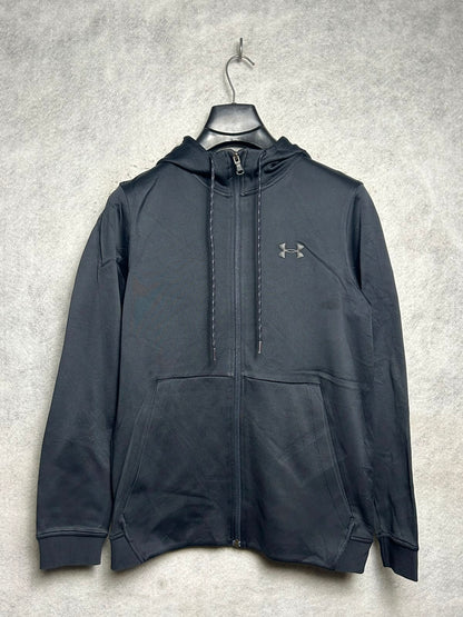 Under Armour Cold Gear Black Zip Uper - Small