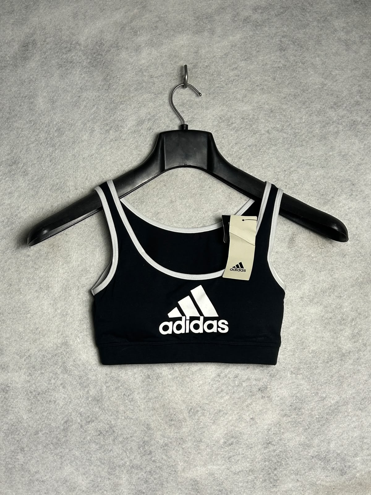 Adidas Black Sports Bra - Medium