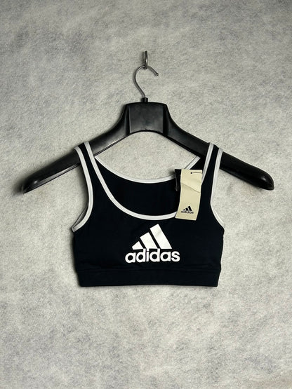 Adidas Black Sports Bra - Medium