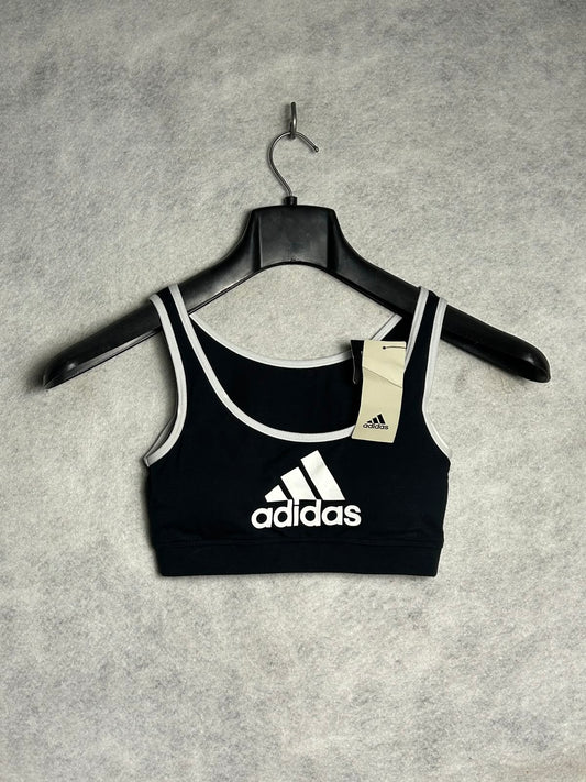 Adidas Black Sports Bra - Medium