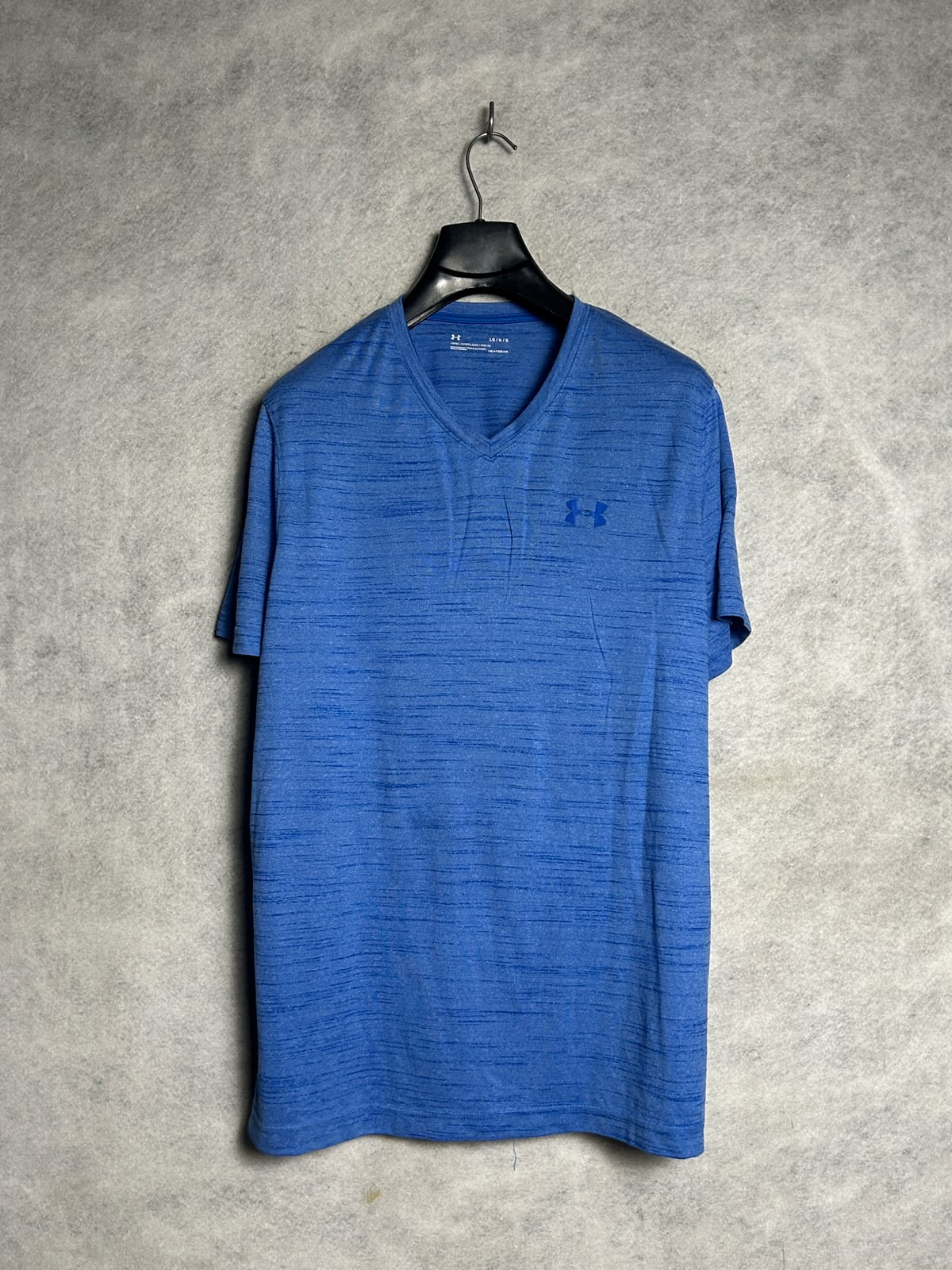 Under Armour Heat Gear Blue Round Neck - Large
