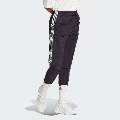 ADIDAS ESSENTIALS 3-STRIPES WOVEN 7/8 TRACKSUIT BOTTOMS