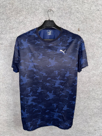 Puma Blue Round Neck - Large