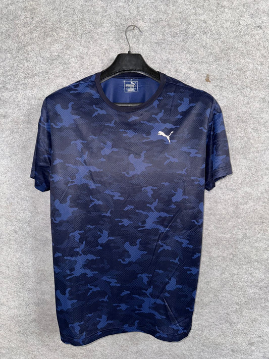 Puma Blue Round Neck - Large