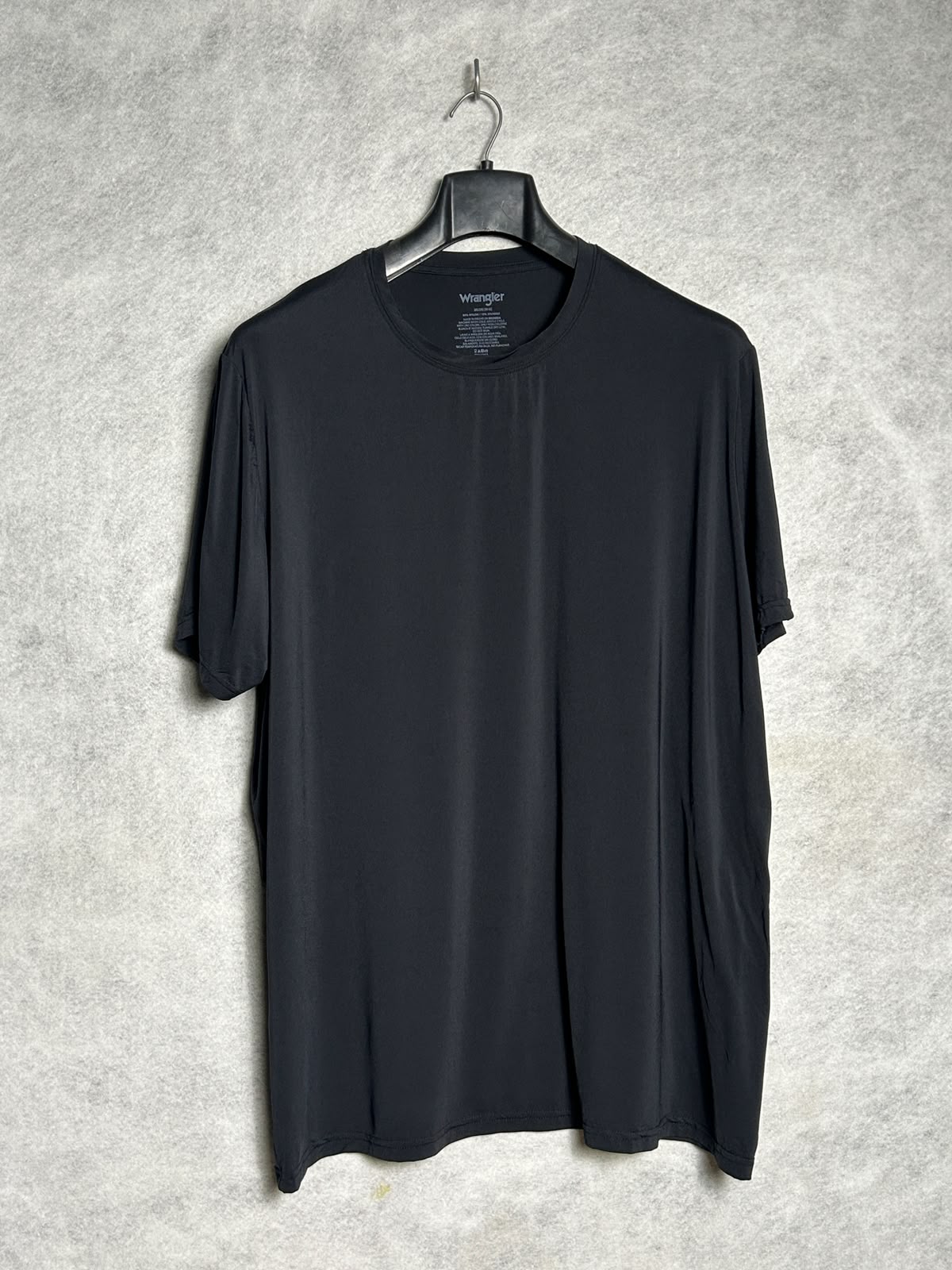 Wangler Black Round Neck - XXL