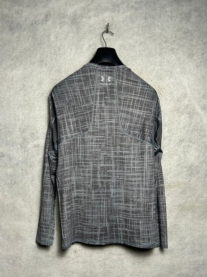 Under Armour Grey Full Sleeves V Neck - Medium