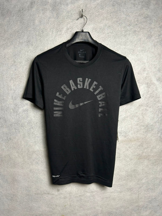 Nike Basketball Edition Black Dri Fit Round Neck - Small