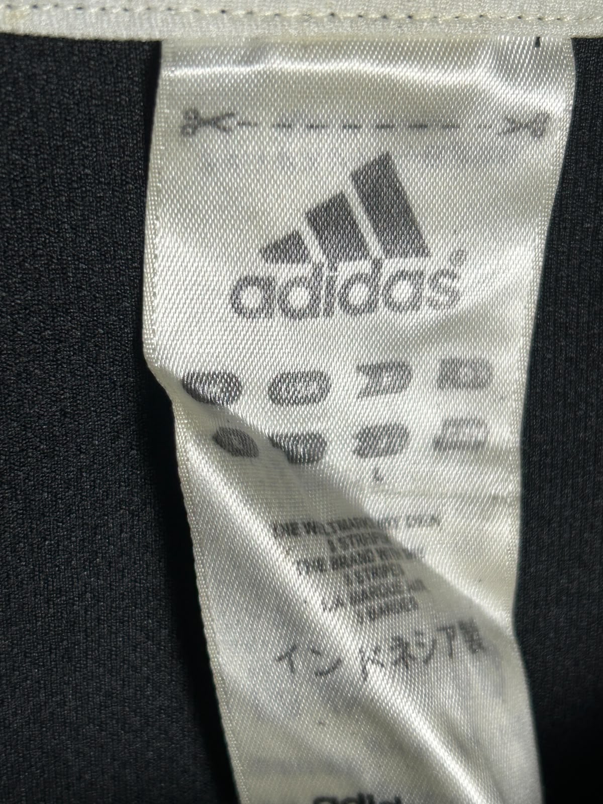 Adidas Black Round Neck - Large