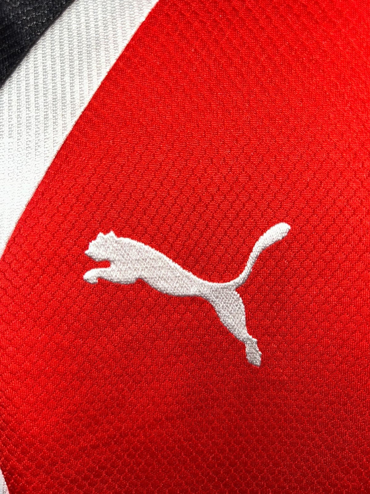 Puma Red Black Tee - Large
