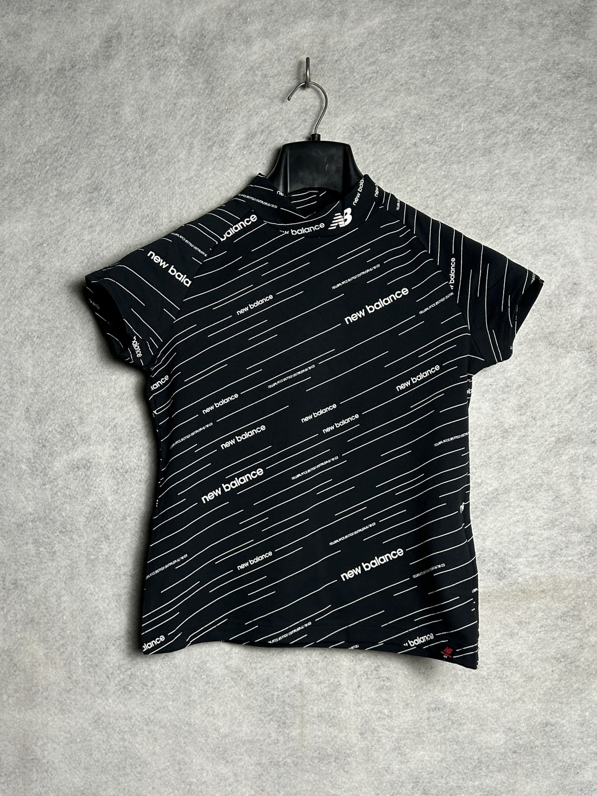 New Blance Black  Mock Neck - Small