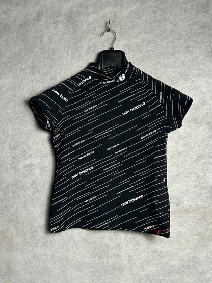 New Blance Black  Mock Neck - Small