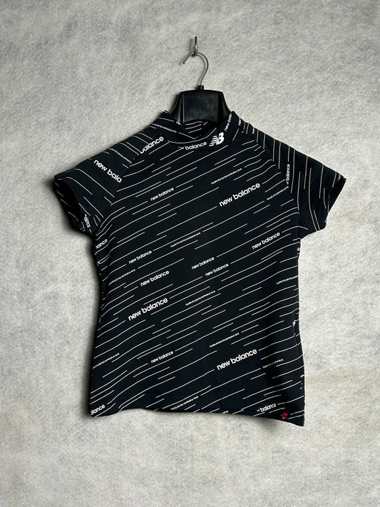 New Blance Black  Mock Neck - Small