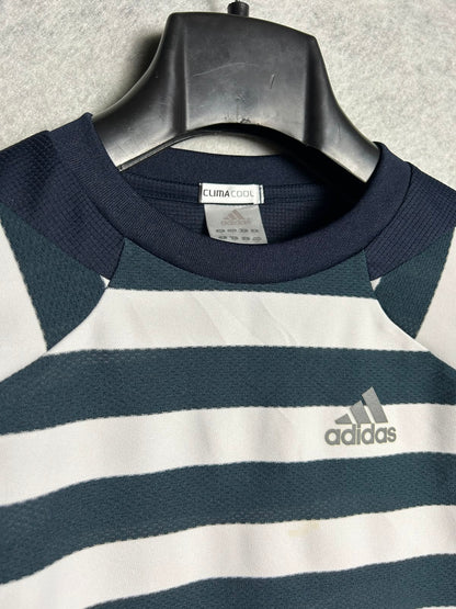 Adidas Black & White Clima Cool Round Neck - Small