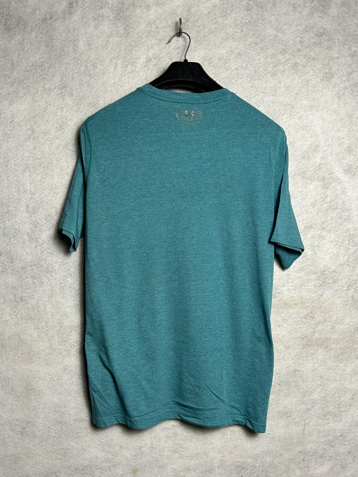 Under Armour Heat Gear Loose Heathered Green Round Neck - Large