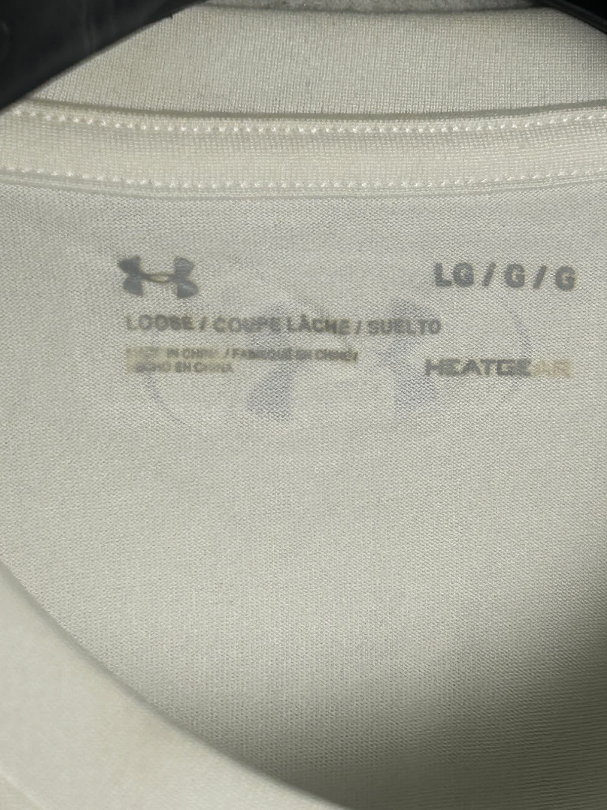 Under Armour Heat Gear Big Logo White - Large