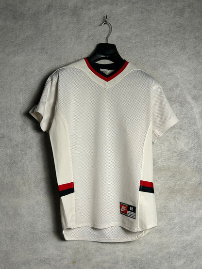 Nike Team Sports White V Neck - Medium
