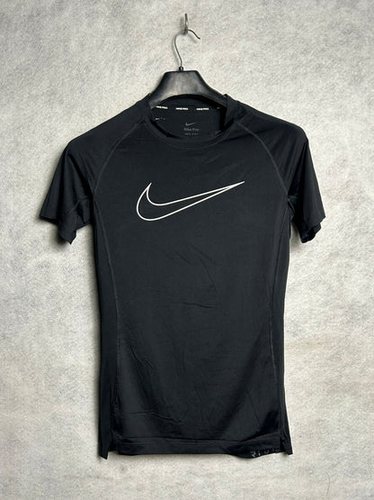 Nike Pro Dri Fit Black Round Neck - Medium