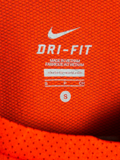 Nike Dri Fit Red Round Neck - Small