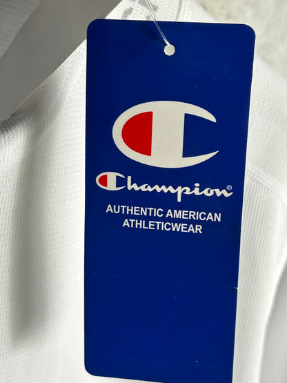 Champion Big Logo White Round Neck - Medium