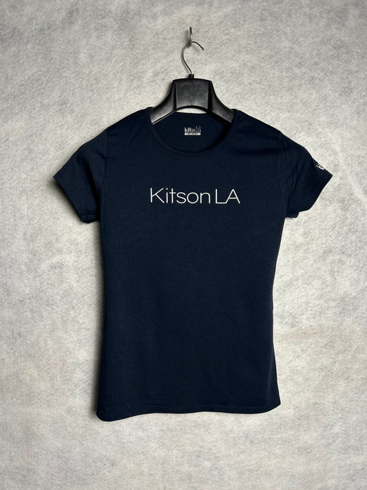 KitsonLA Black Round Neck - Medium