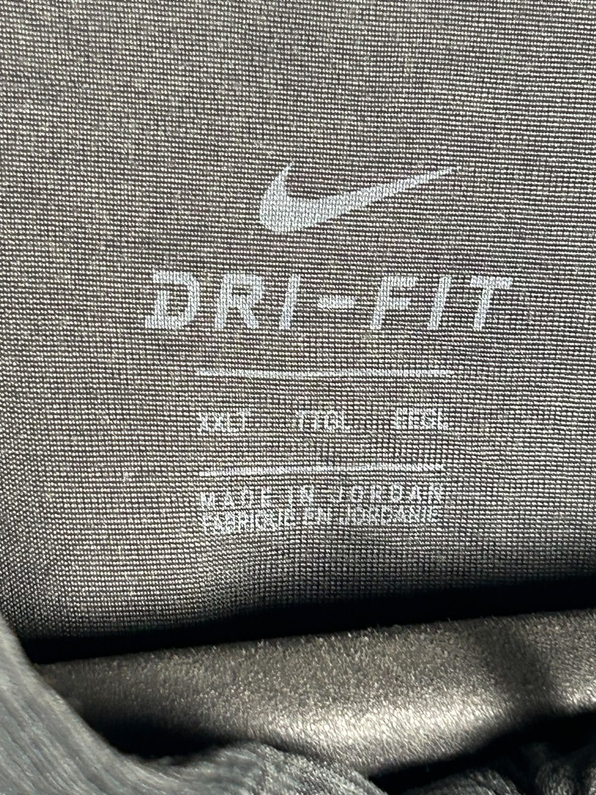 Nike Dri Fit Black Full Sleeves - XXL