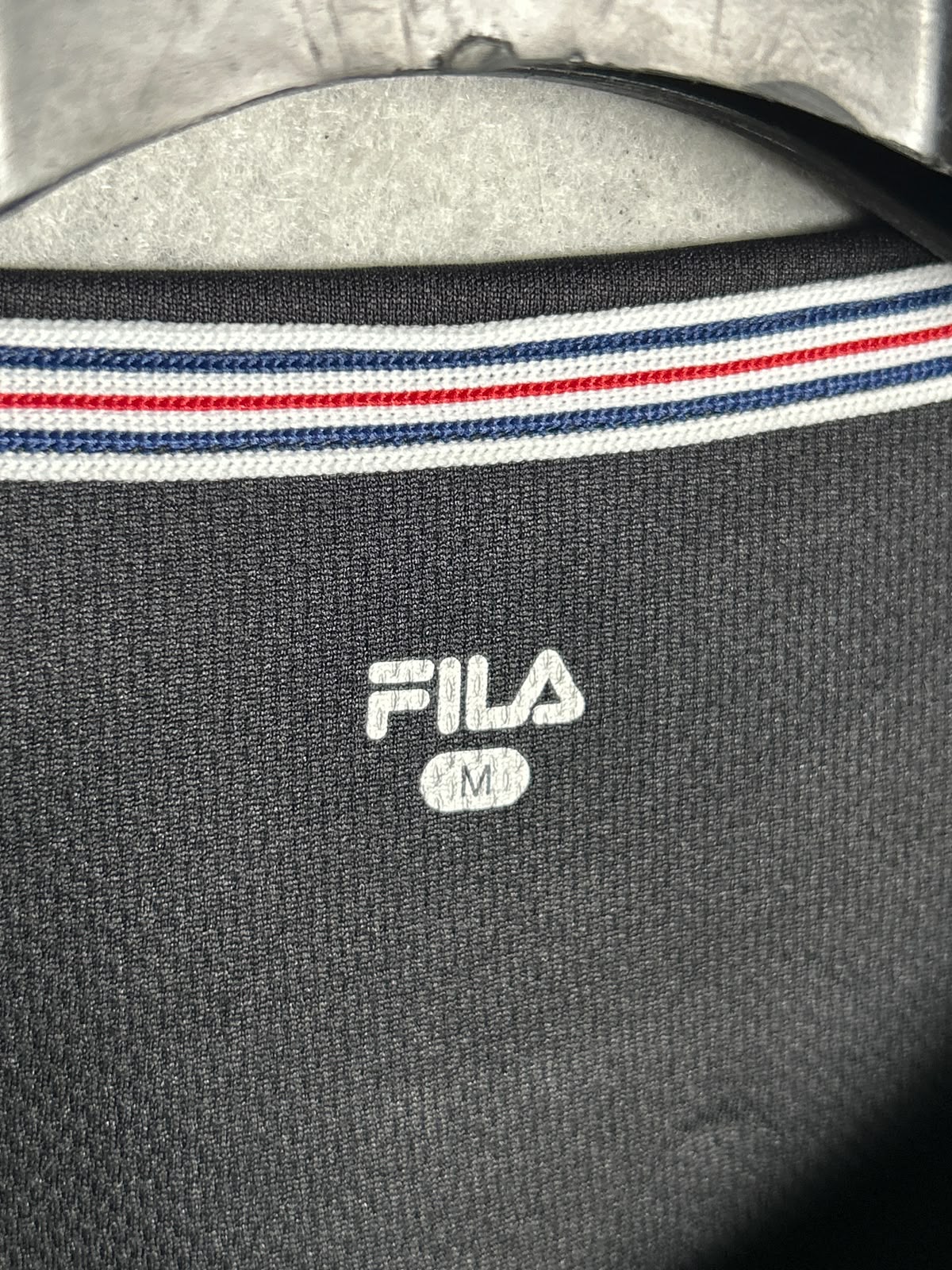 Fila Black Round Neck - Medium
