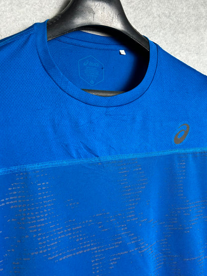 Asics Blue Round Neck - Large