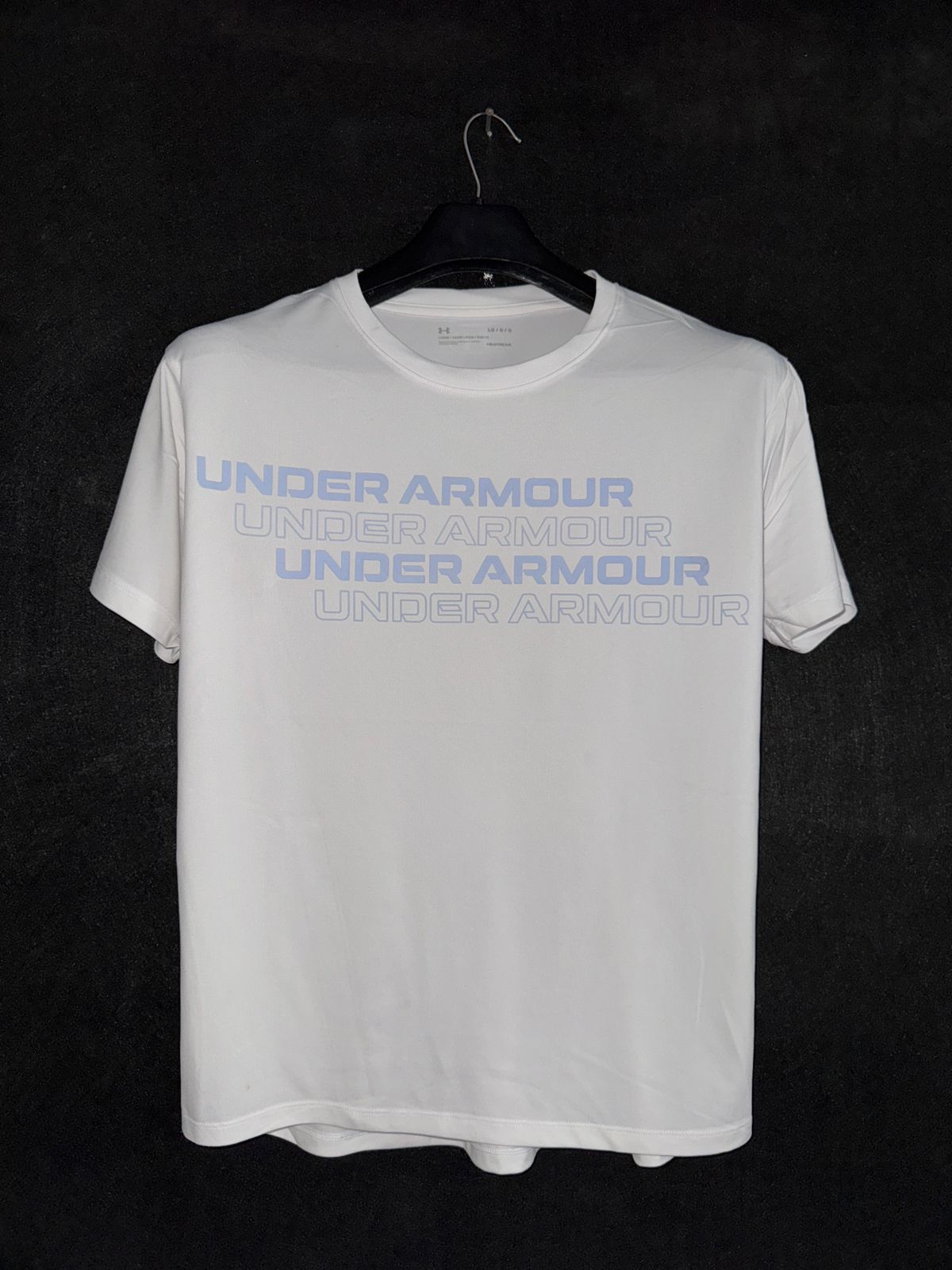 Under Armour Light Blue/White Round Neck - Large