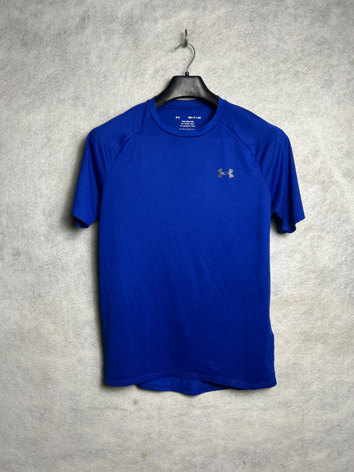 Under Armour The Tech Tee Blue Round Neck - Small