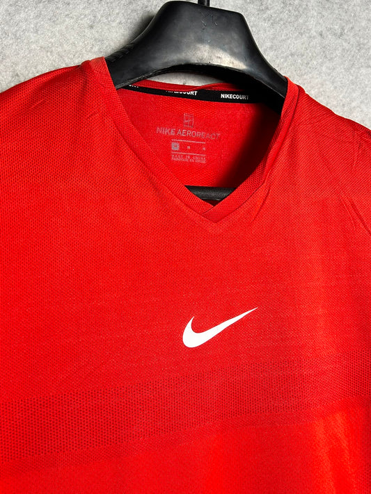 Nike Aeroreact Red V Neck - Medium