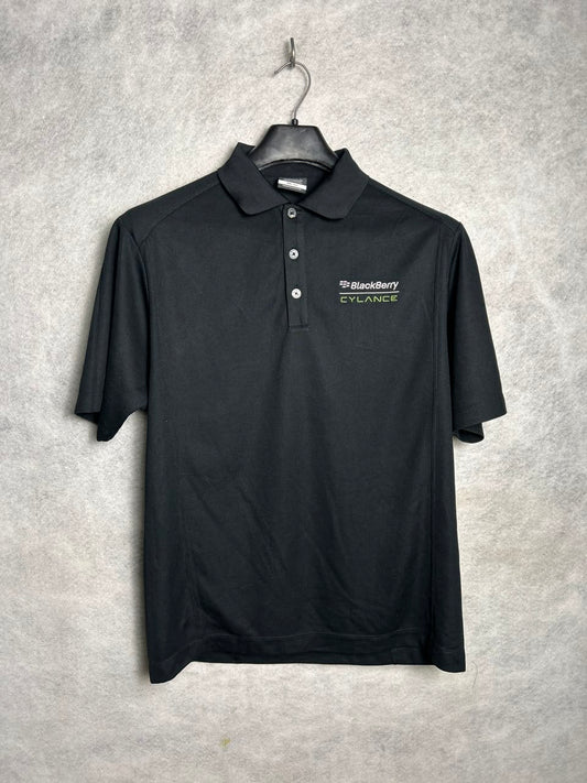 Nike Golf Dri Fit Black Polo - Small