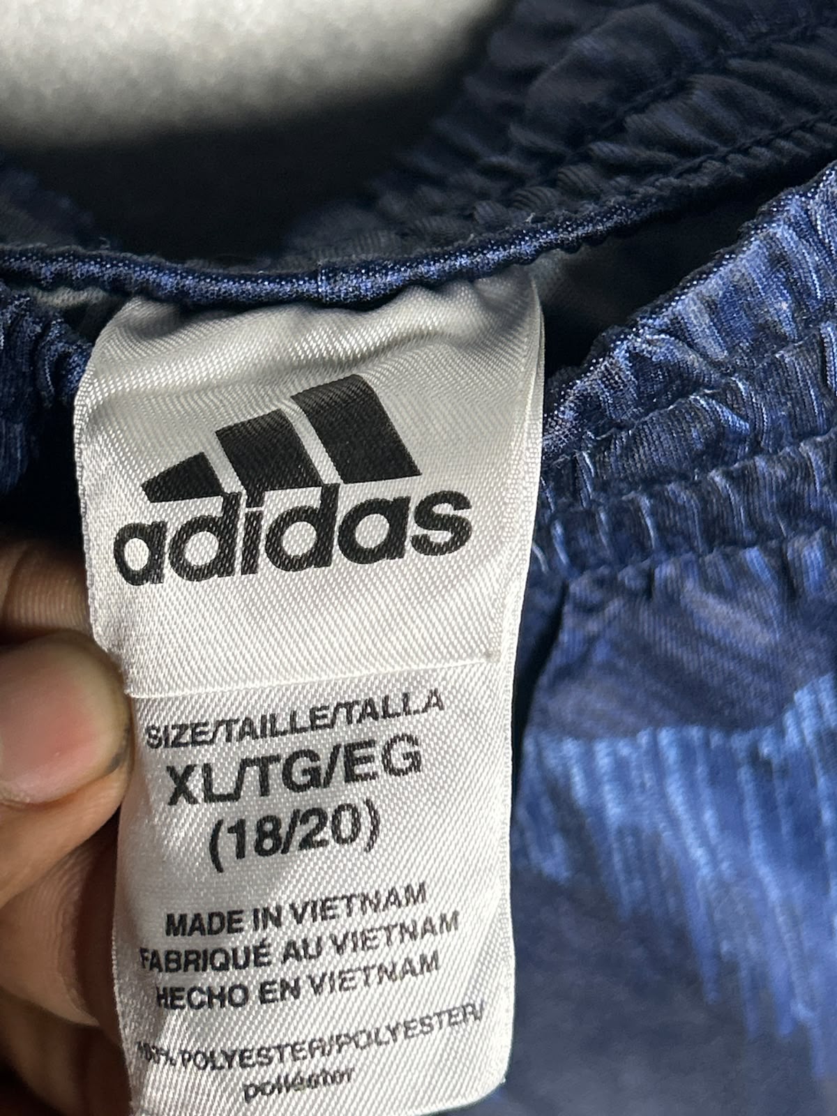 Adidas Blue Printed - XL