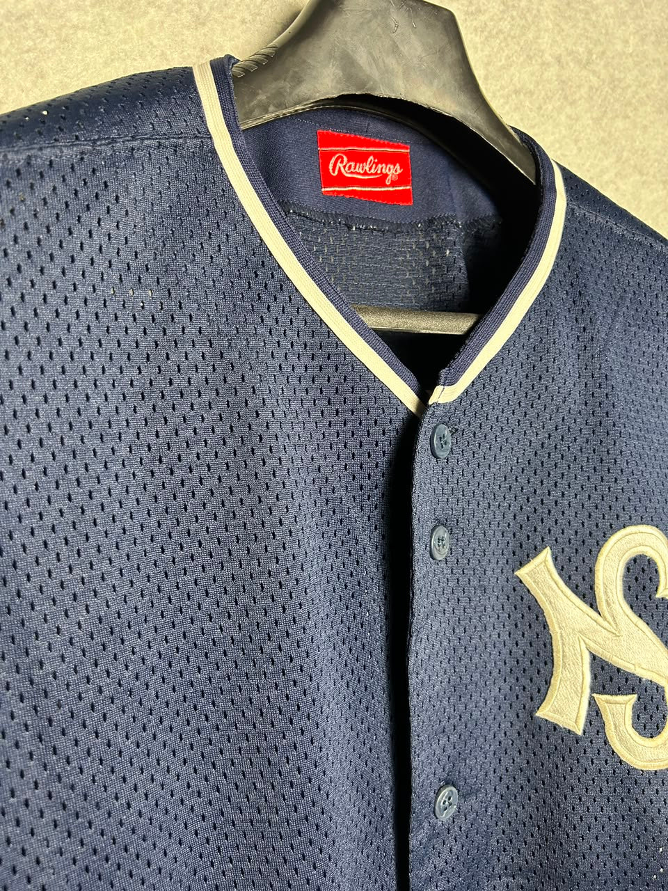Blue Jersey  With NY Logo- Large
