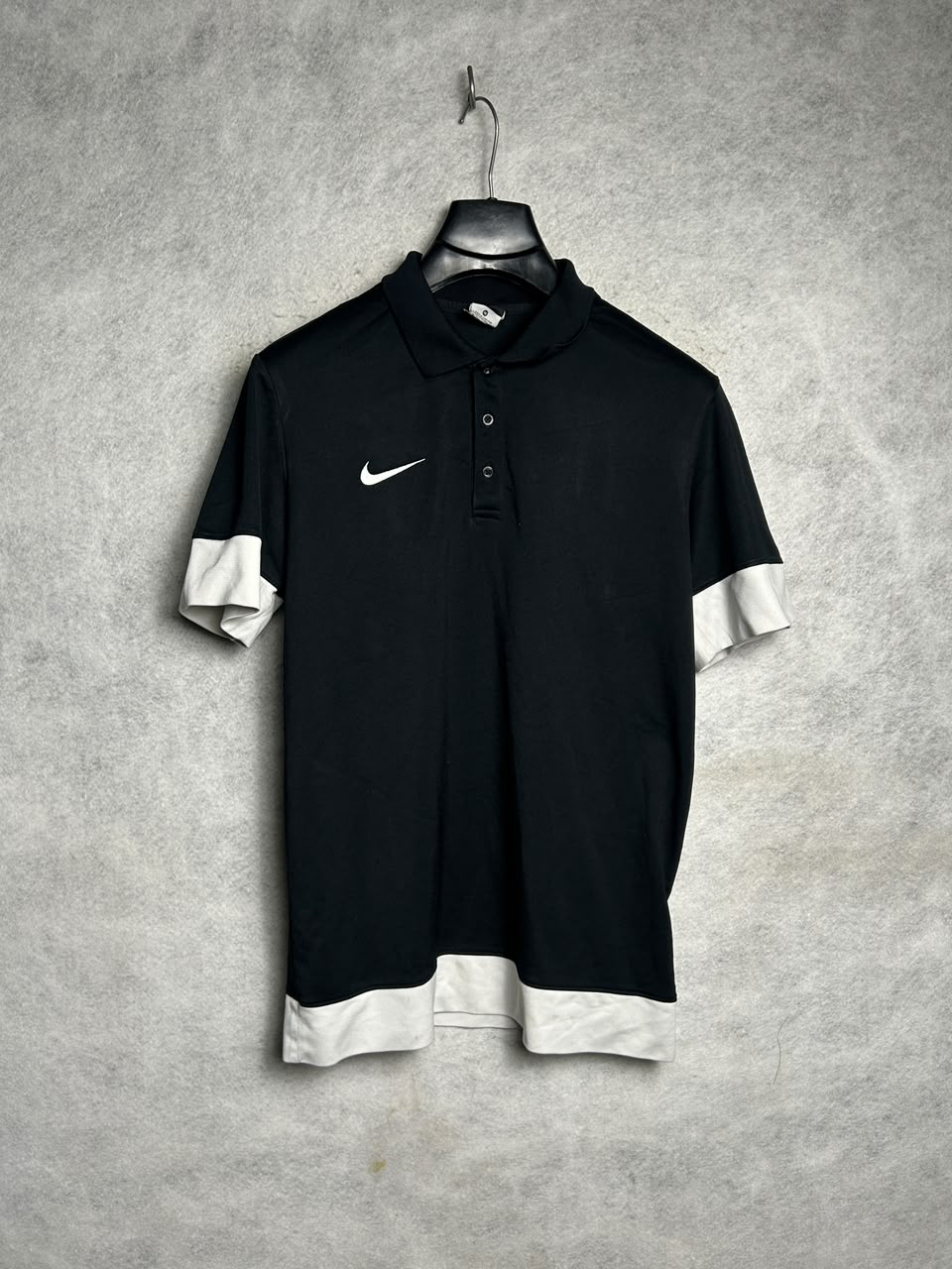 Nike Dri Fit Black Polo - Medium