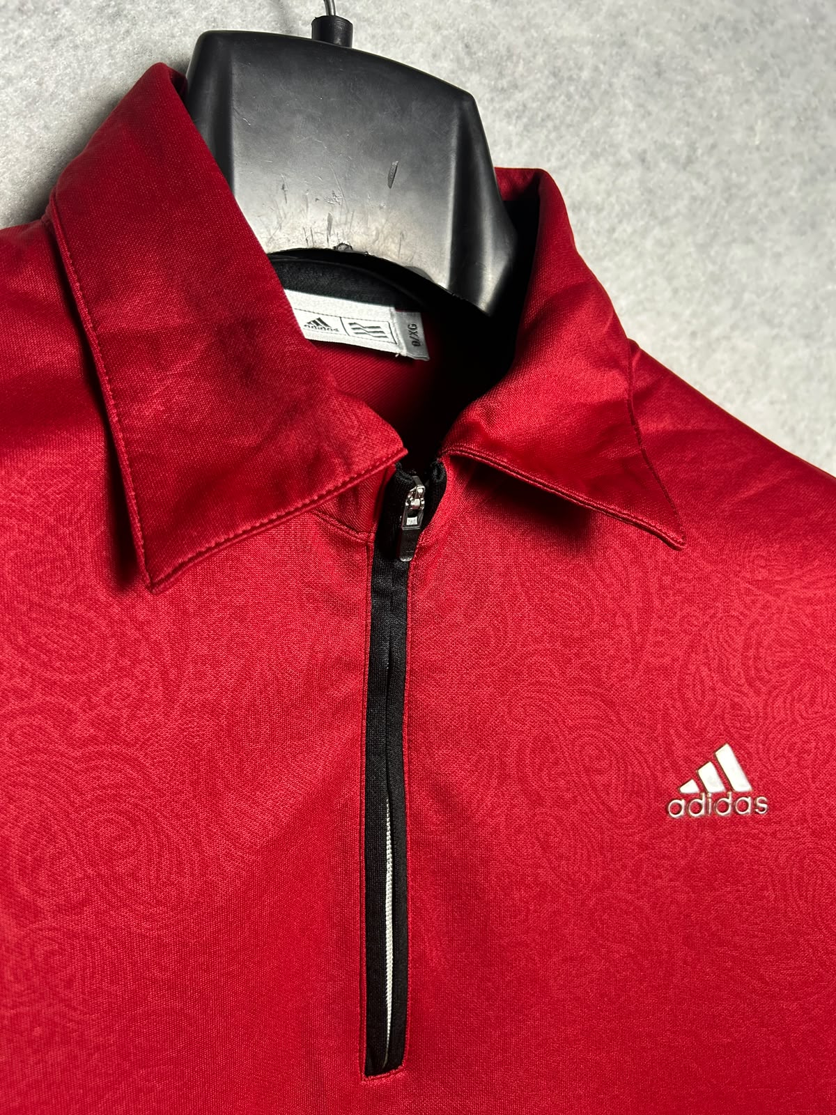 Adidas Red QTR Zip - Large