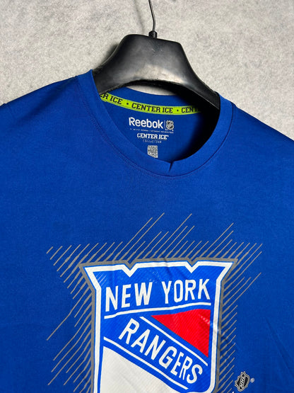 Reebok Big Logo New York Ranges Round  Neck - Large