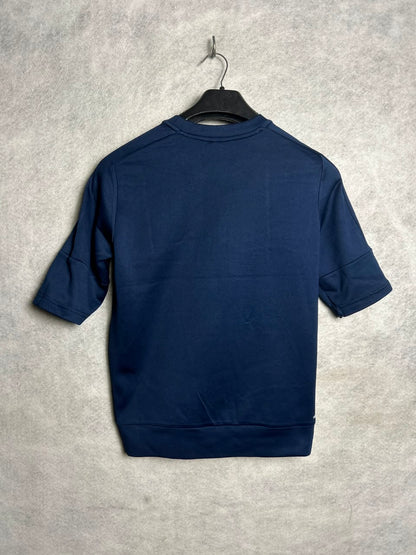 Adidas Big Logo Blue Round Neck - Medium