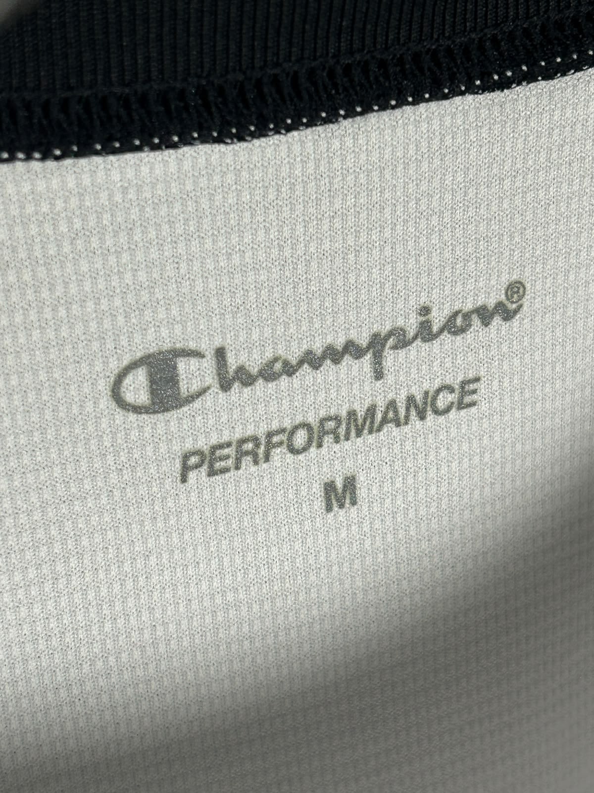 Champion Big Logo White Round Neck - Medium
