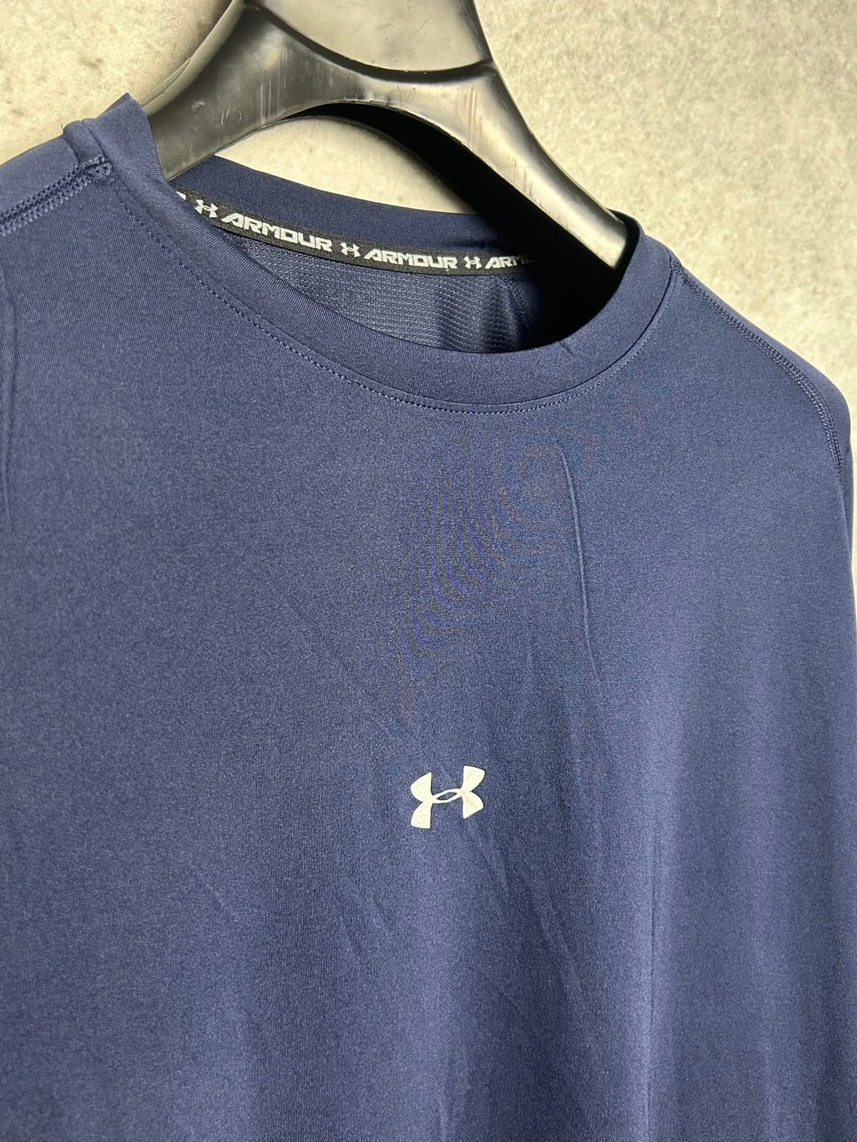 Under Armour Blue Round Neck Full Sleeves - XL