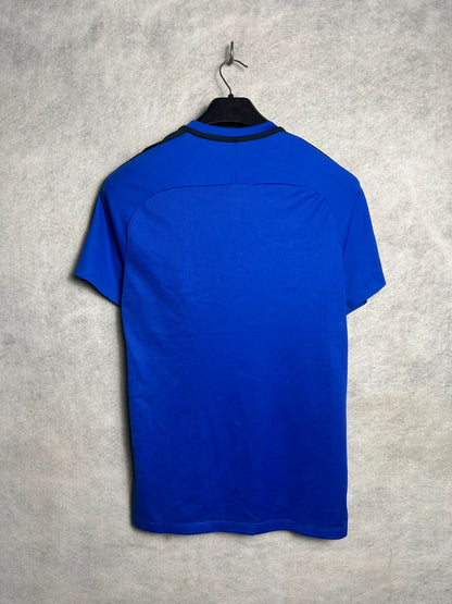 Nike Dri Fit Blue Round Neck - Large