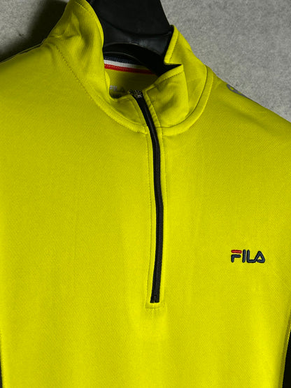 Fila Yellow Half Zip - Medium
