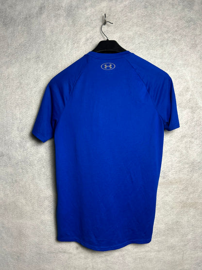 Under Armour The Tech Tee Blue Round Neck - Small