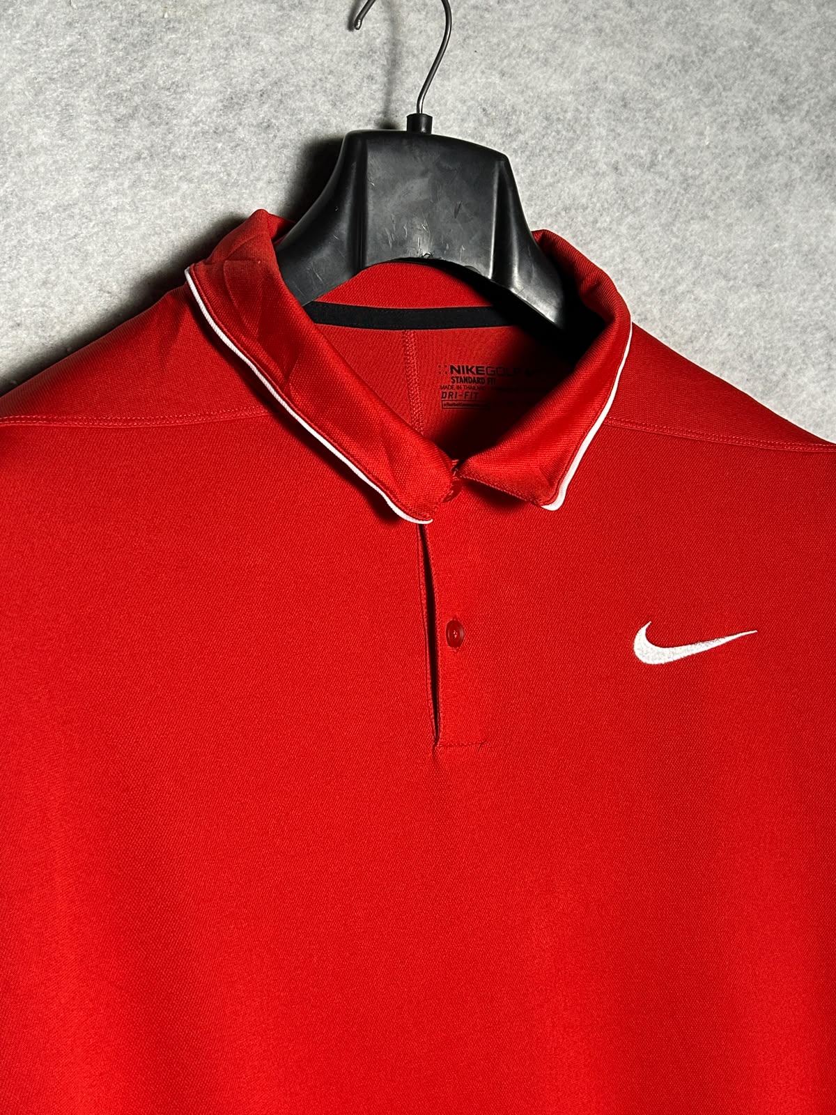 Nike Golf Red Polo Dri Fit - XXL