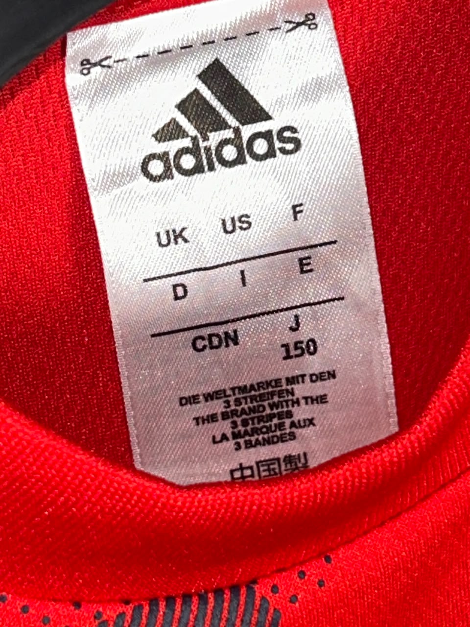 Adidas Red Sleeveless Round Neck - Medium