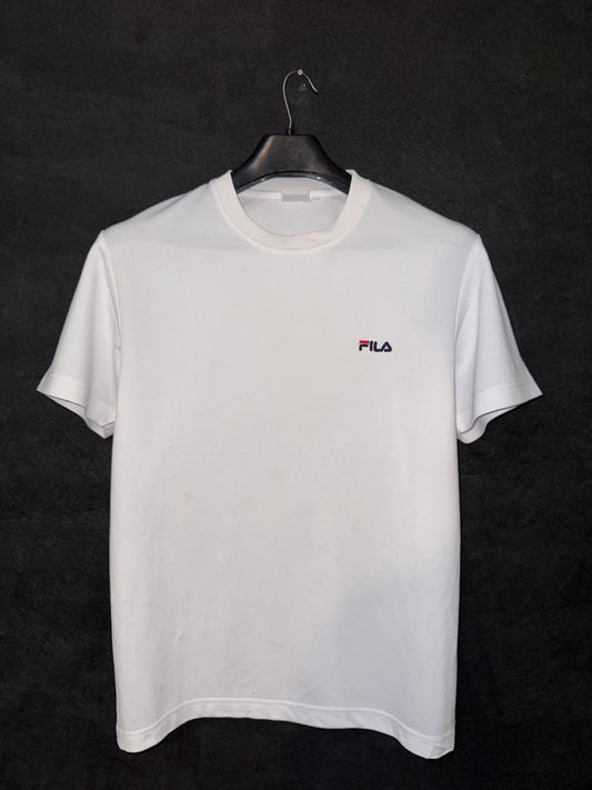 Fila White Round Neck  - Large