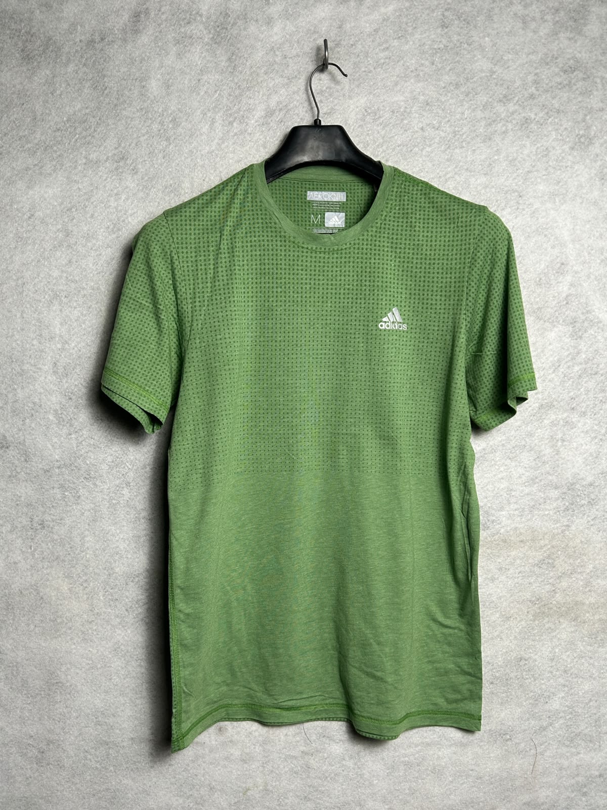 Adidas Aeroknit Green Round Neck - Medium
