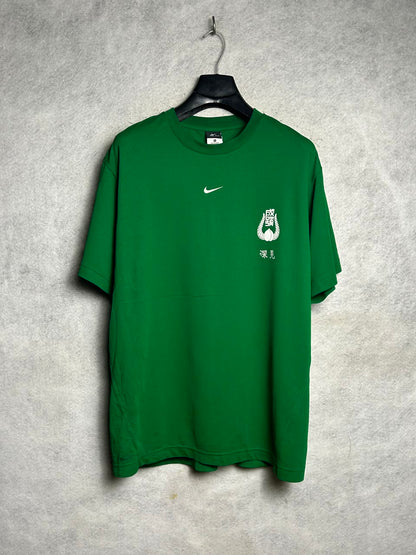 Nike Dri Fit Green Round Neck - XL
