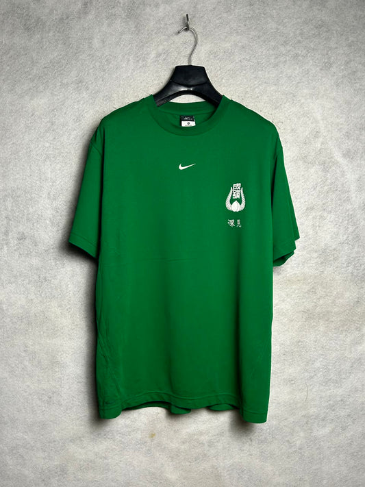 Nike Dri Fit Green Round Neck - XL