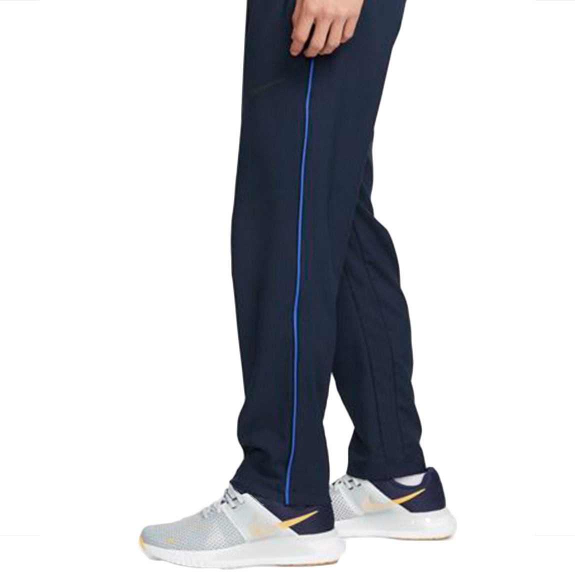NIKE DRI-FIT MENS WOVEN TEAM TRAINING PANTS NAVY